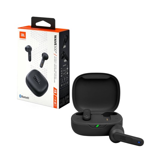 Auriculares Intra-Auriculares True Wireless JBL Wave 300 Preto